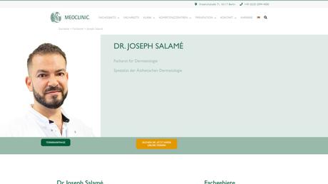 Dr. Joseph Salamé - Facharzt für Dermatologie und Spezialist der Ästhetischen De