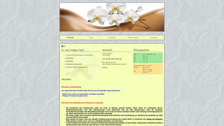 Dr.med. Holger Franz Facharzt für Dermatologie