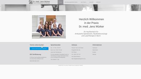 Dr.med. Jens W&uuml;rker Facharzt f&uuml;r Dermatologie