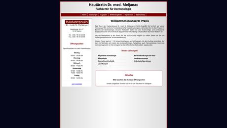 Dr.med. Nada Meljanac Fach&auml;rztin f&uuml;r Dermatologie