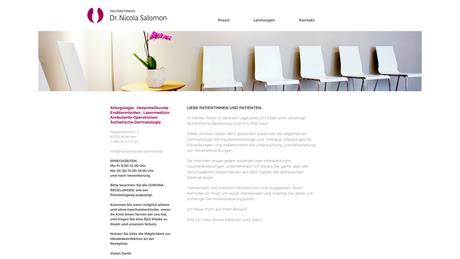 Dr.med. Nicola Salomon Fach&auml;rztin f&uuml;r Dermatologie